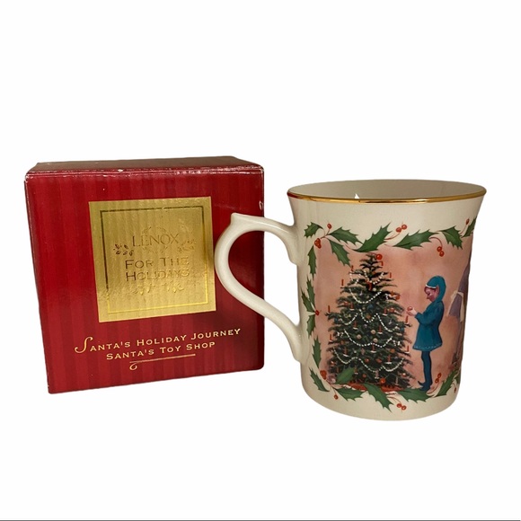 Lenox Santa's Holiday Journey " Santa's Shop" Mug - Picture 1 of 9
